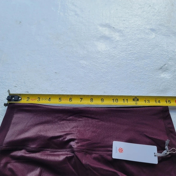 PEACH Women High Waist Yoga Purple Leggings Fitness Workout Exercise Gym XL - Picture 11 of 11